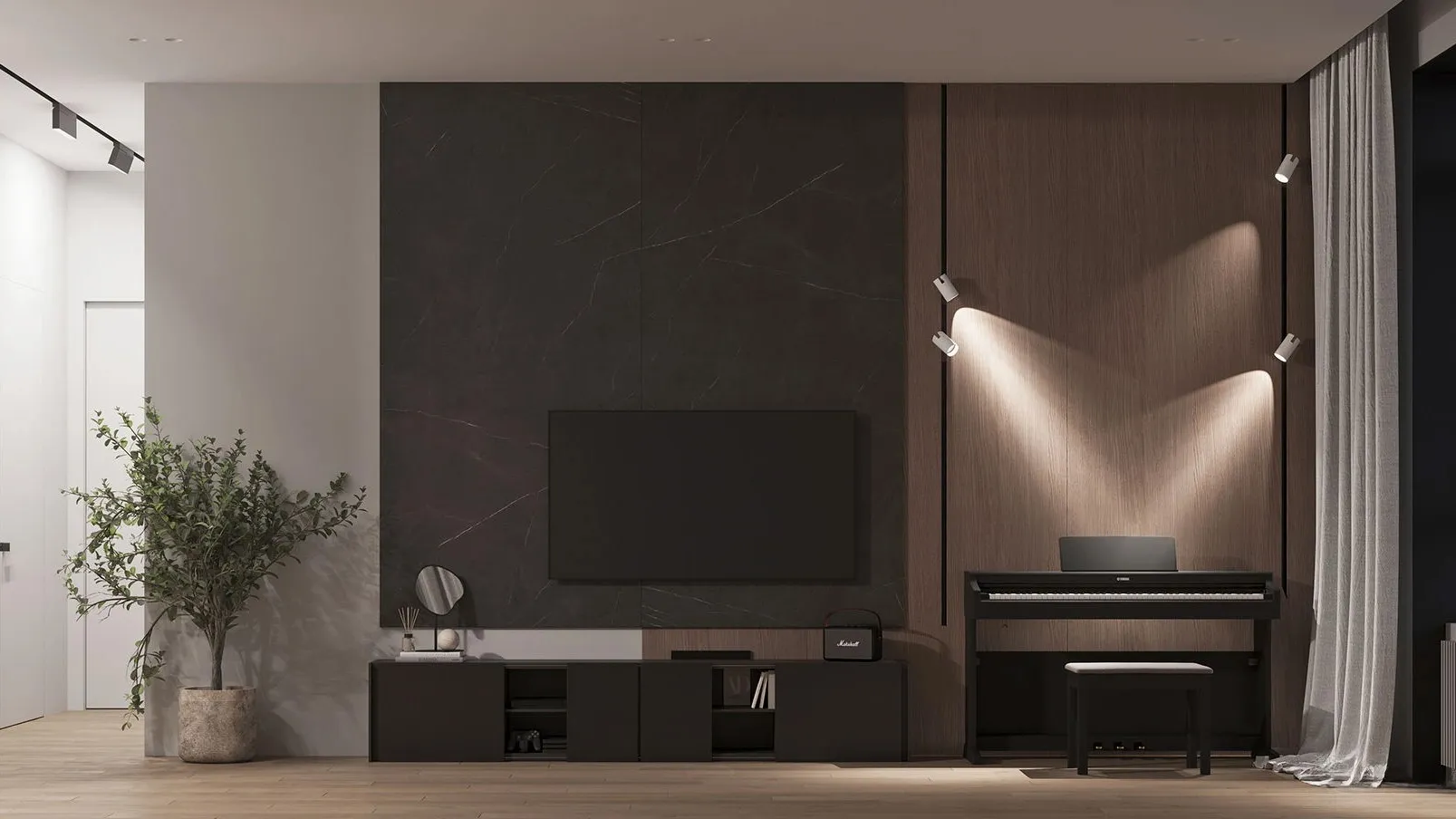 Extremely Attractive Space Living room 3