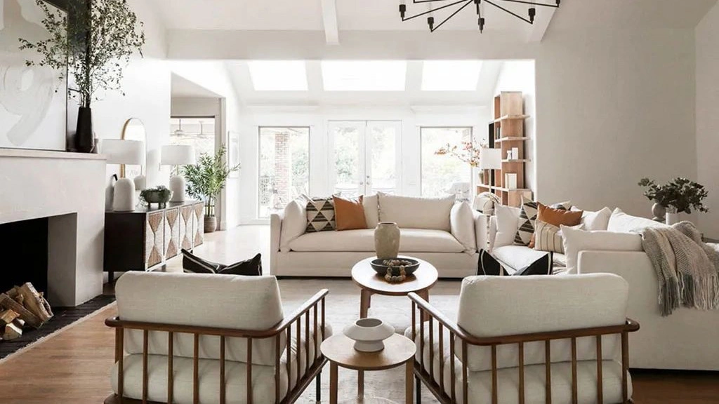 Black and White Living room 2