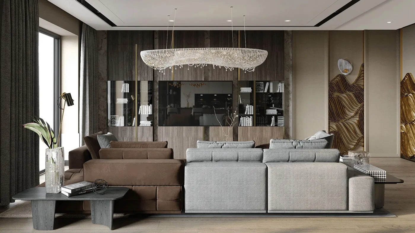 Subdued Color Living room 2