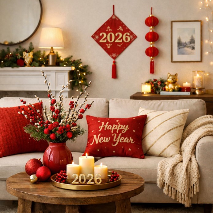 How to Decorate Your Home for the 2026 New Year