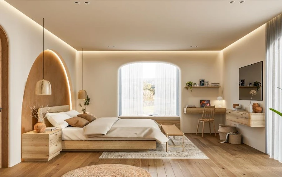 26 Modern Bedroom Accent Wall Ideas 2025