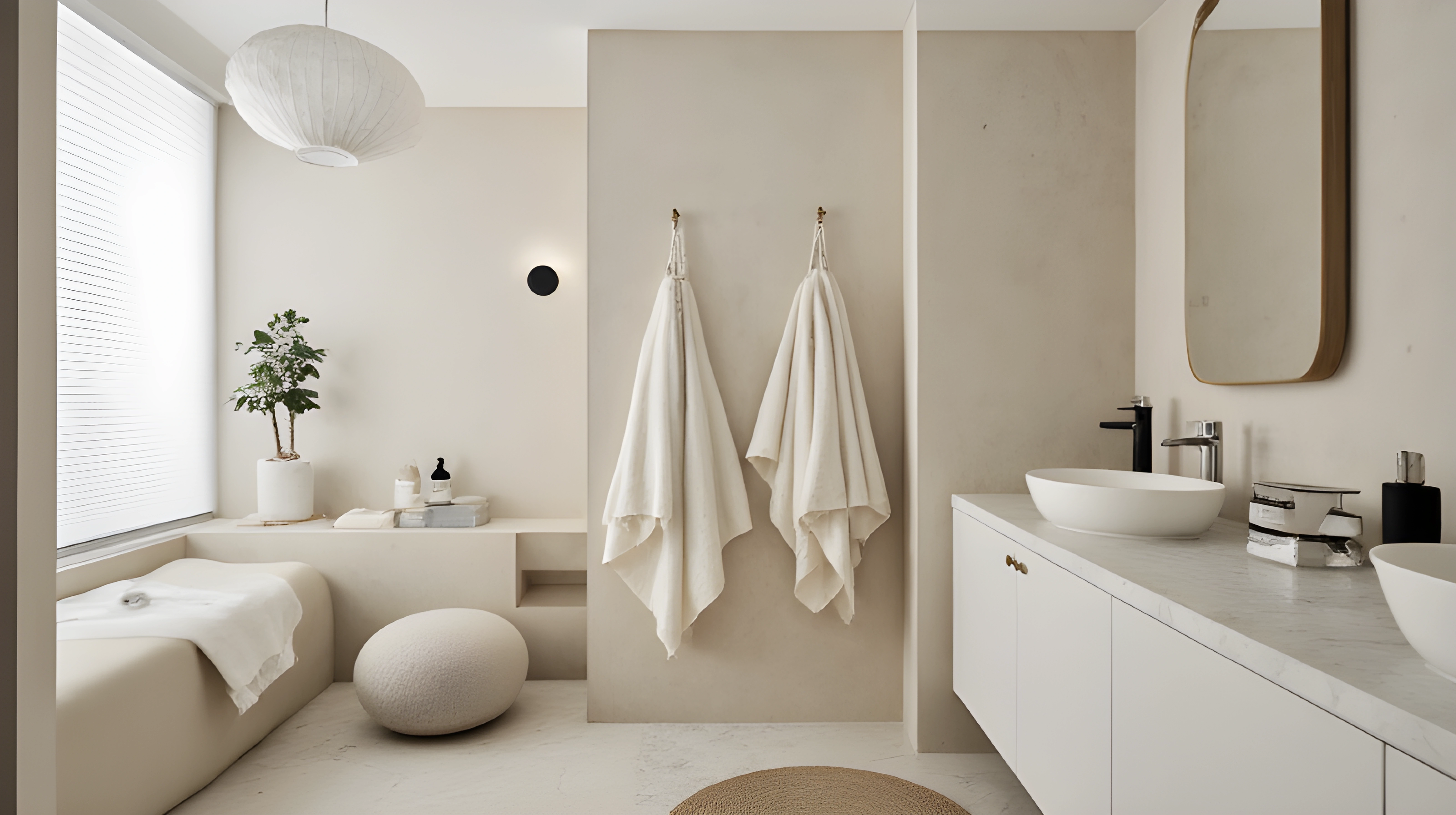 Healing-Style Bathroom Space