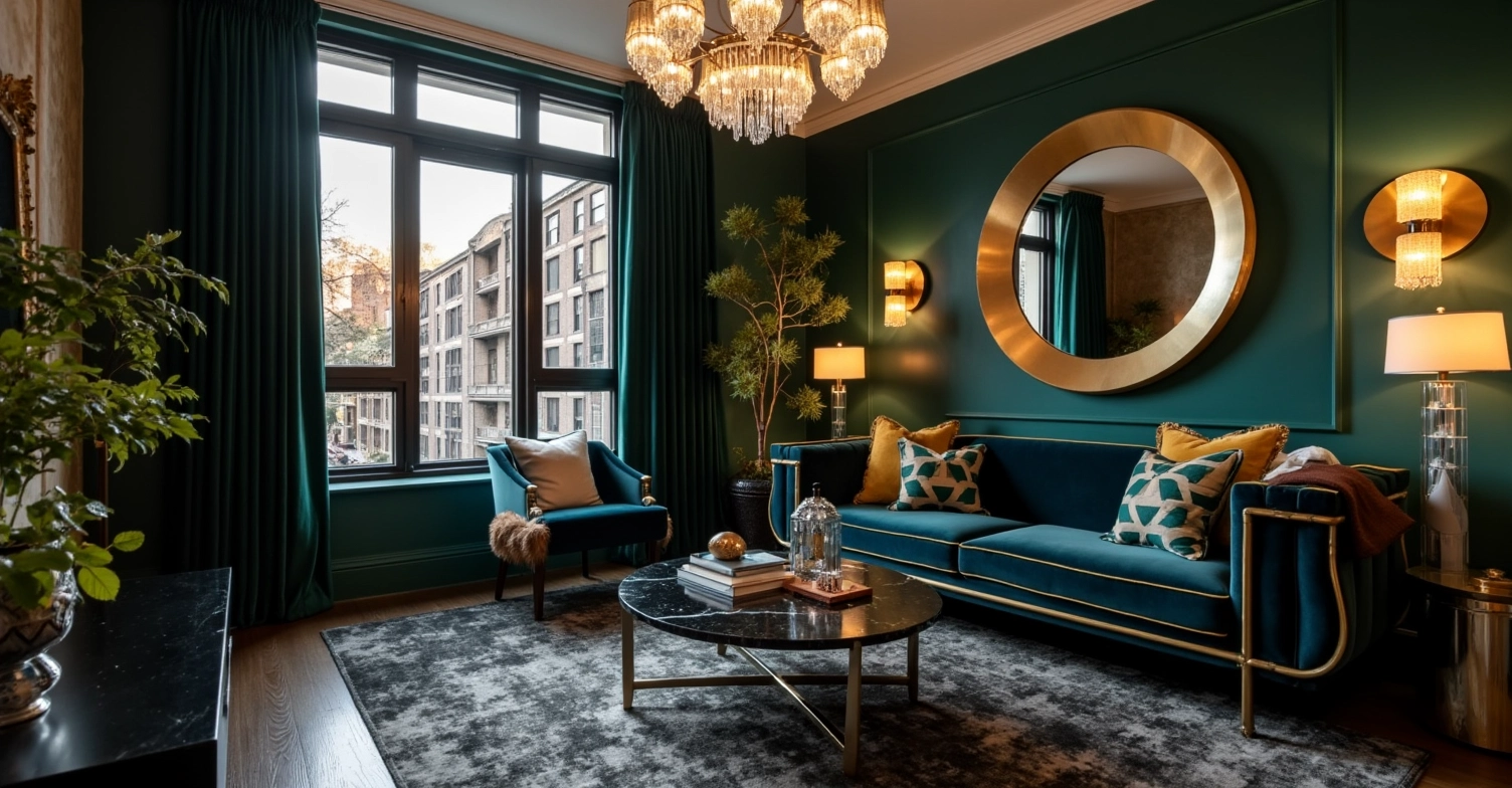 Light Luxury Retro, Modern and Elegant Room