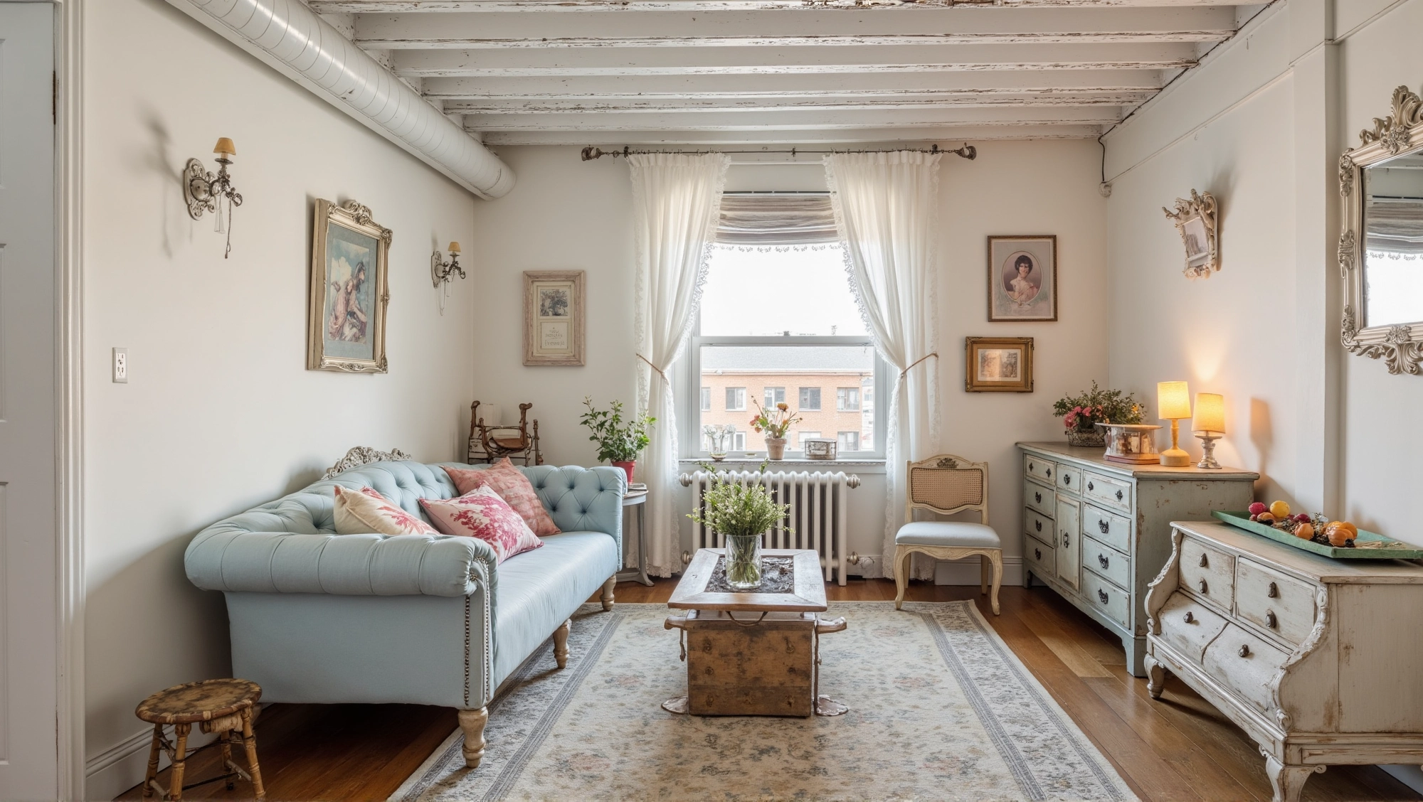 French Country: Romantic and Cozy Living Room