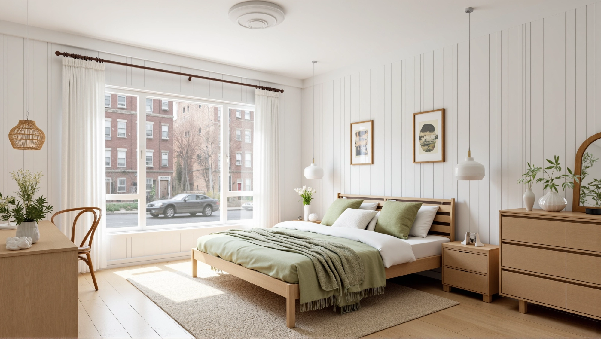 Warm Wood and Heart-Warm Bedroom