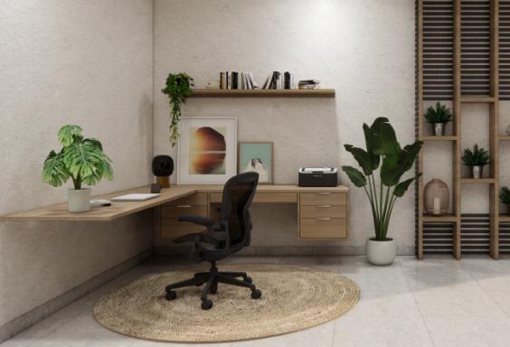 L-shaped corner desk