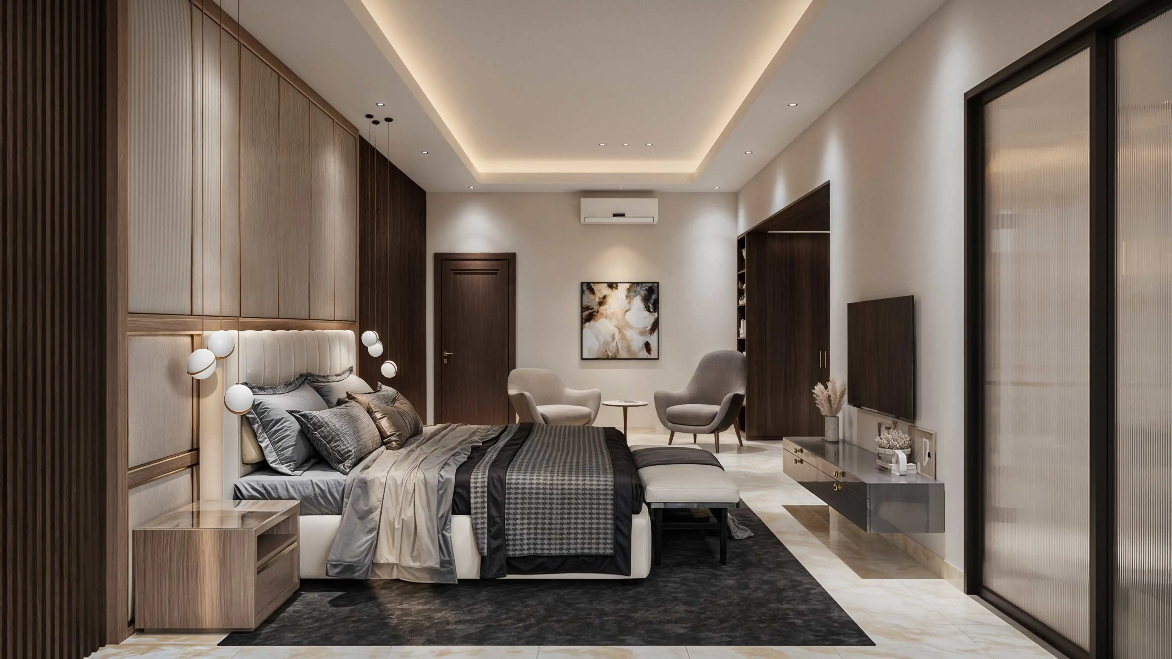 Luxurious Bedroom with Modern Design