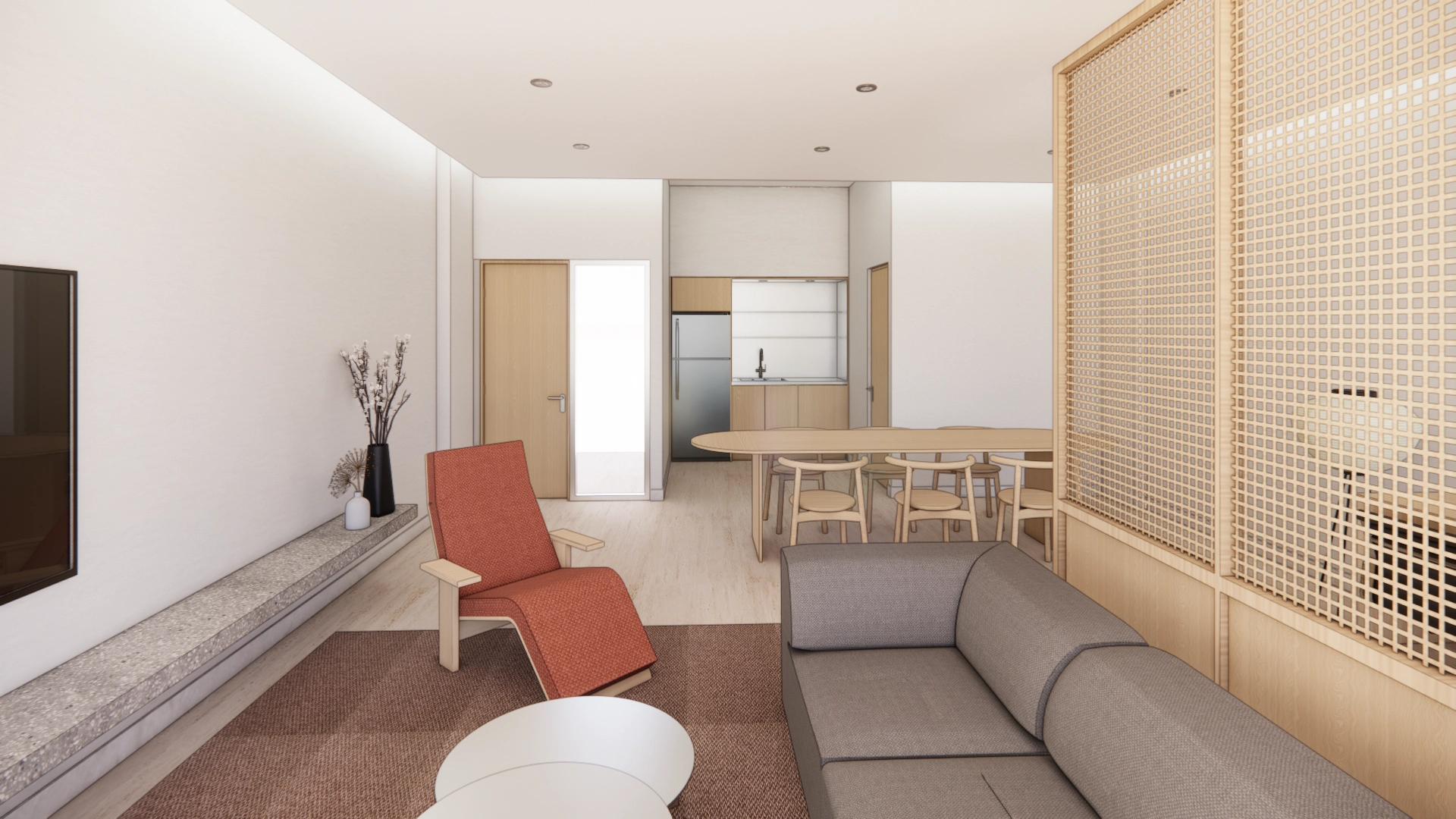 Minimalist Bedroom in Nordic Style