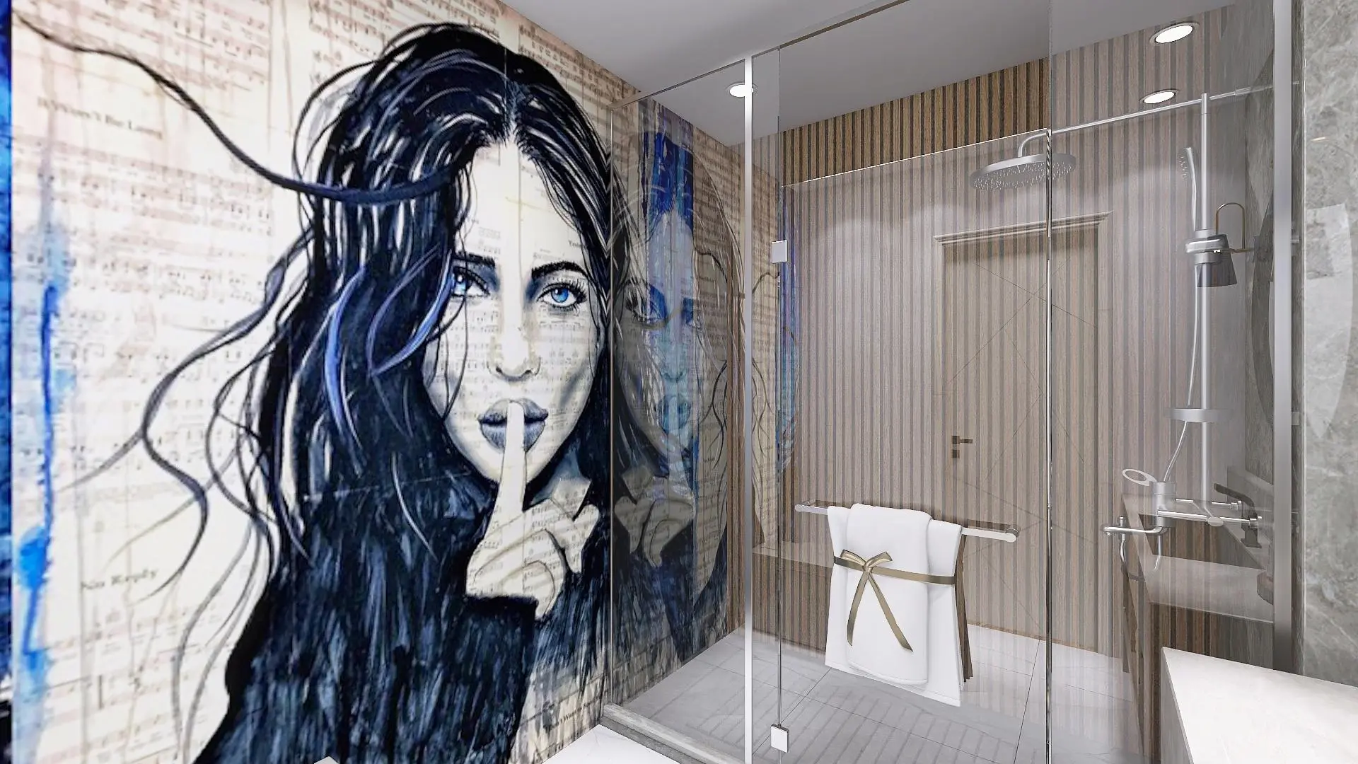 Modern Apartment with Bold Artistic Flair