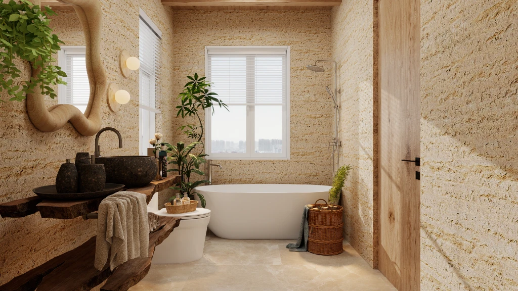 Natural Dwelling, A Home of Rustic Aesthetics