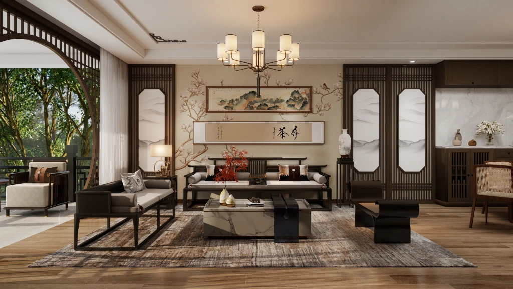 New Chinese-Style Elegant Residence