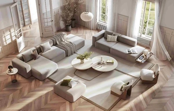 Modern Minimalist Living Room Interior