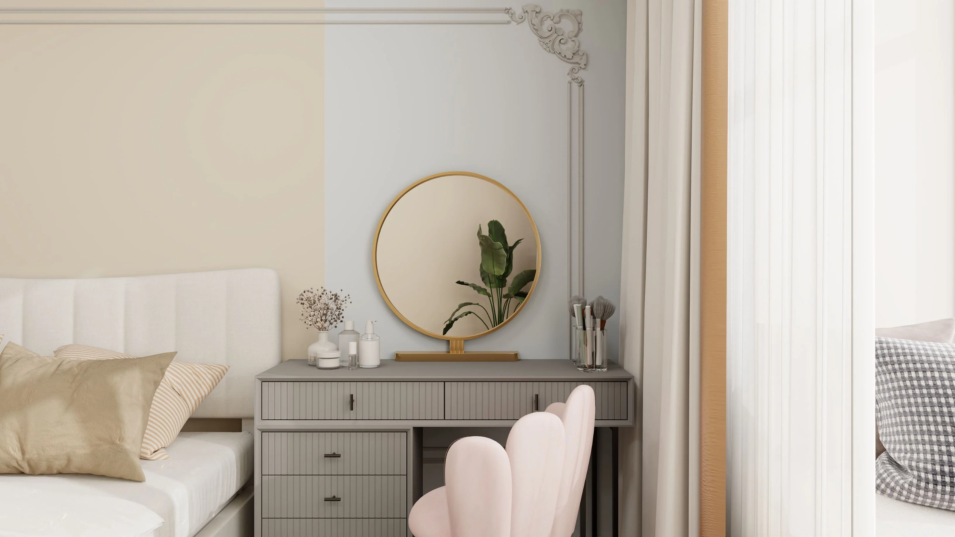 Experts can give a satisfactory answer even in the inconspicuous corner design