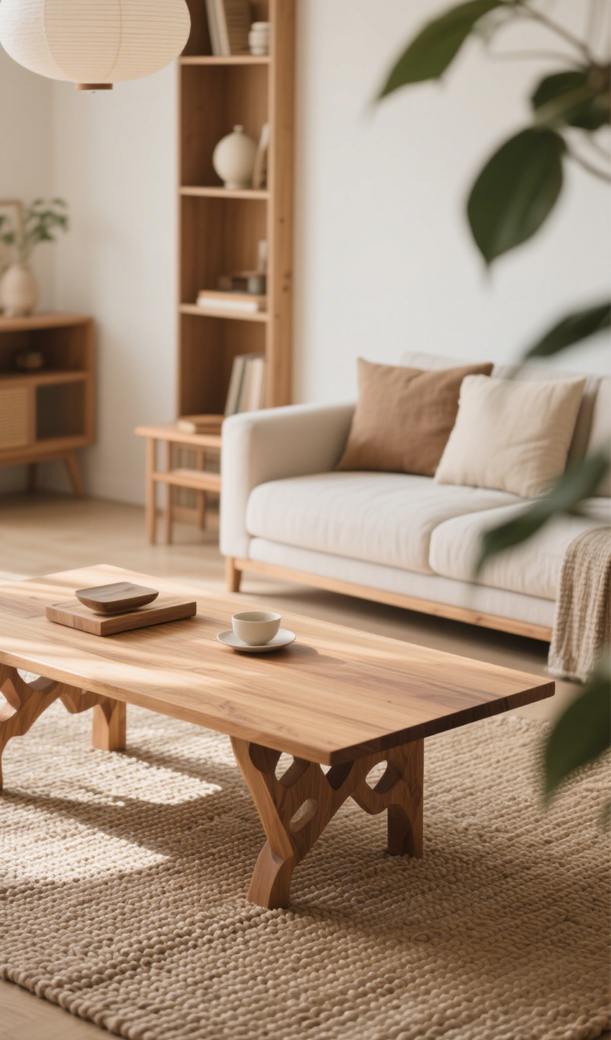 Japandi Lifing room Design