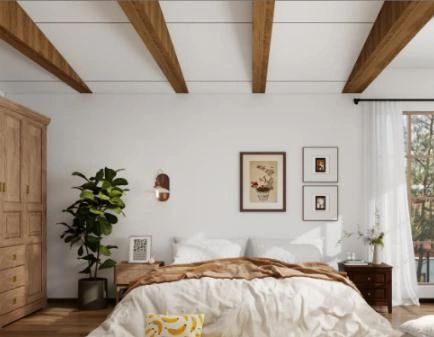 Timber Beam Ceiling Structure