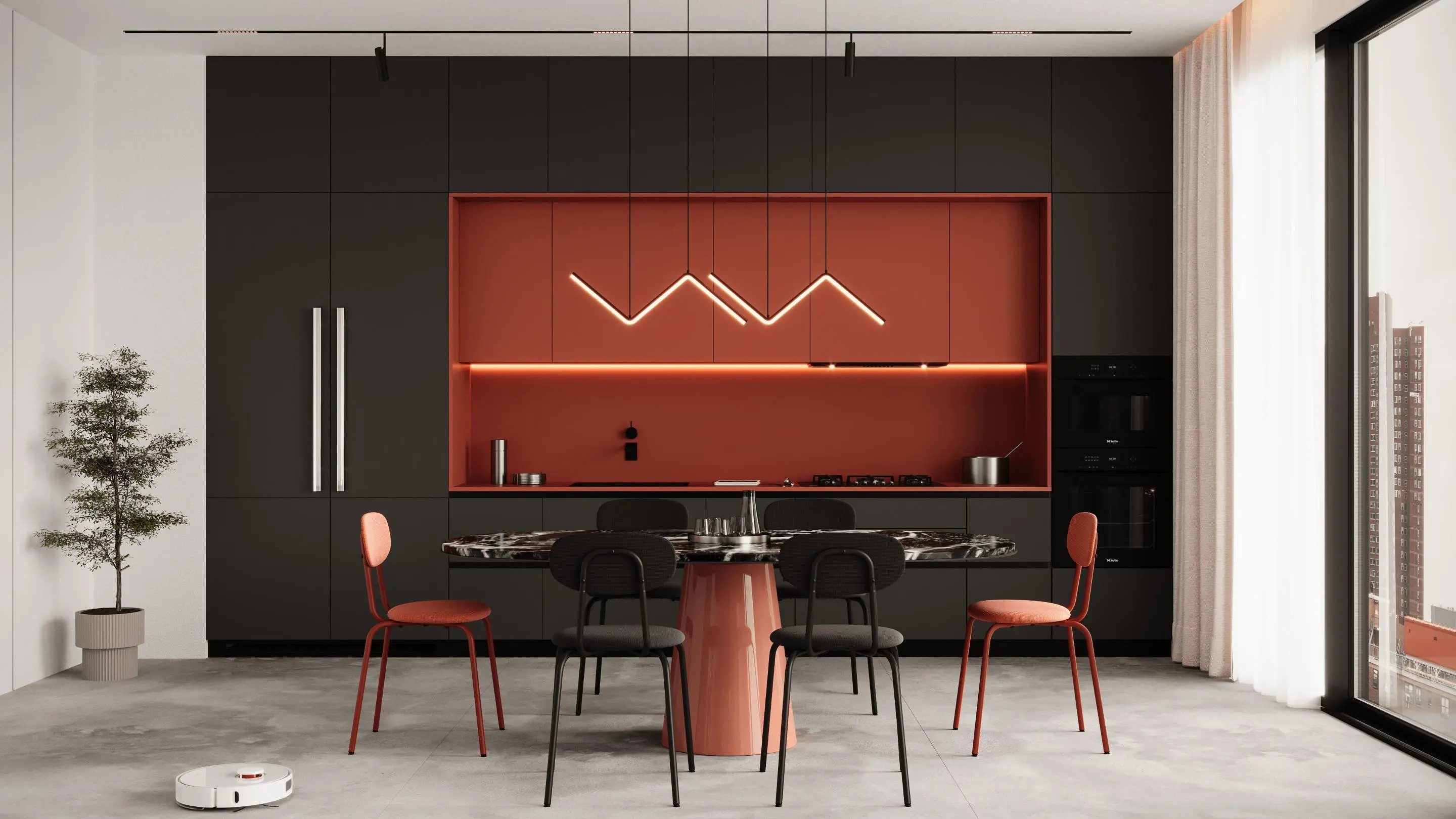 bold colors in living room design 