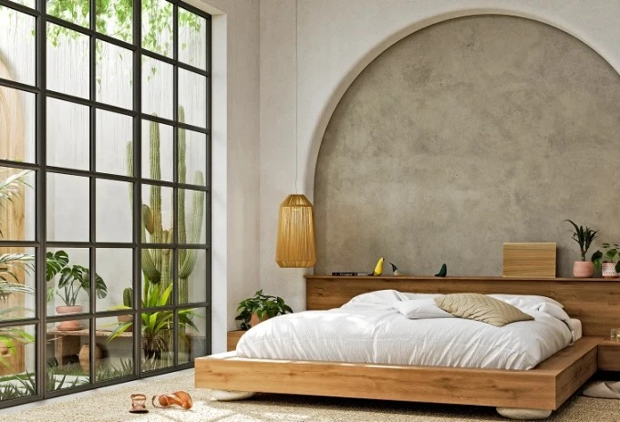 wooden bed design