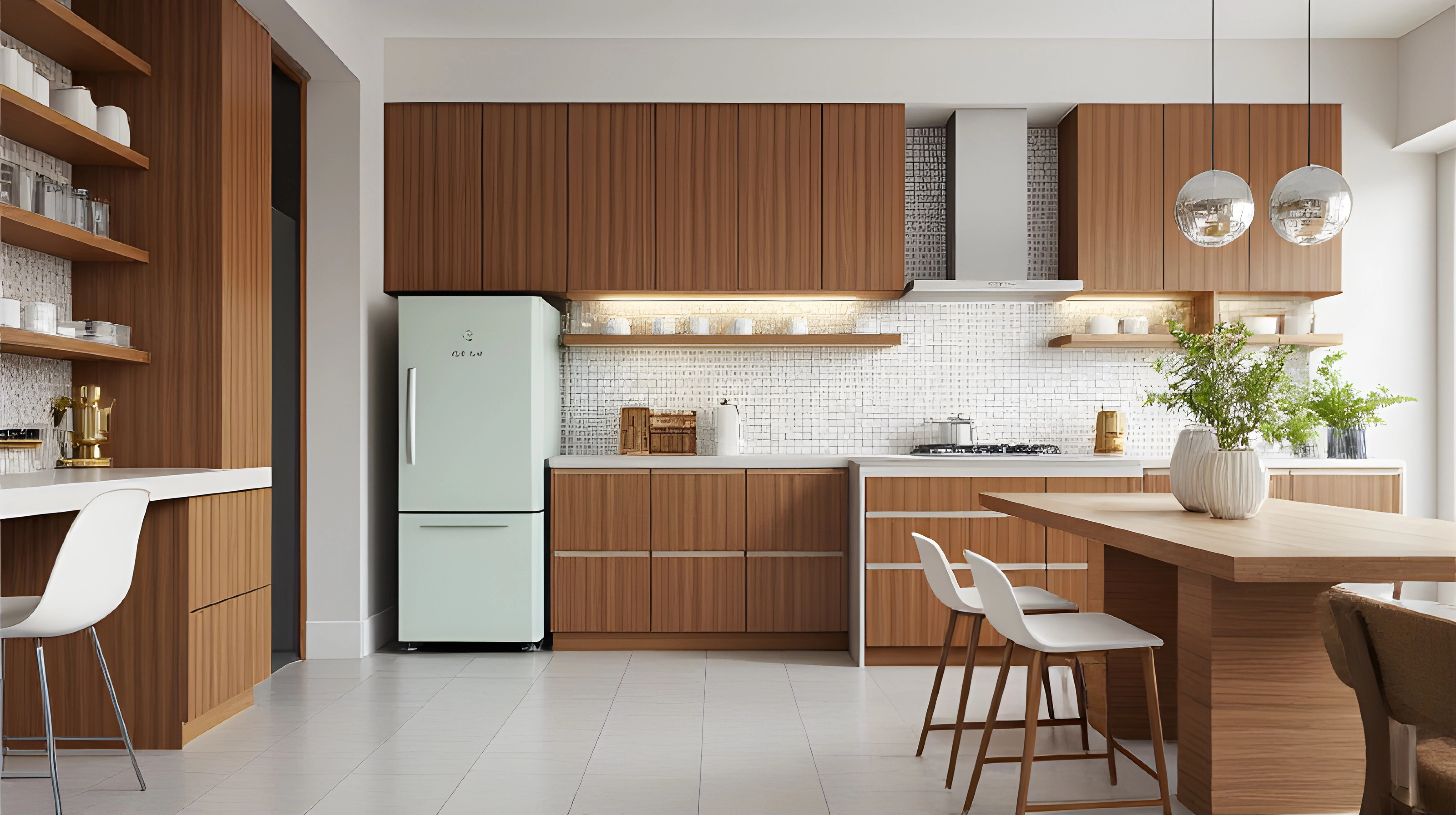 Warm Wood-Style Kitchen Kitchen 2