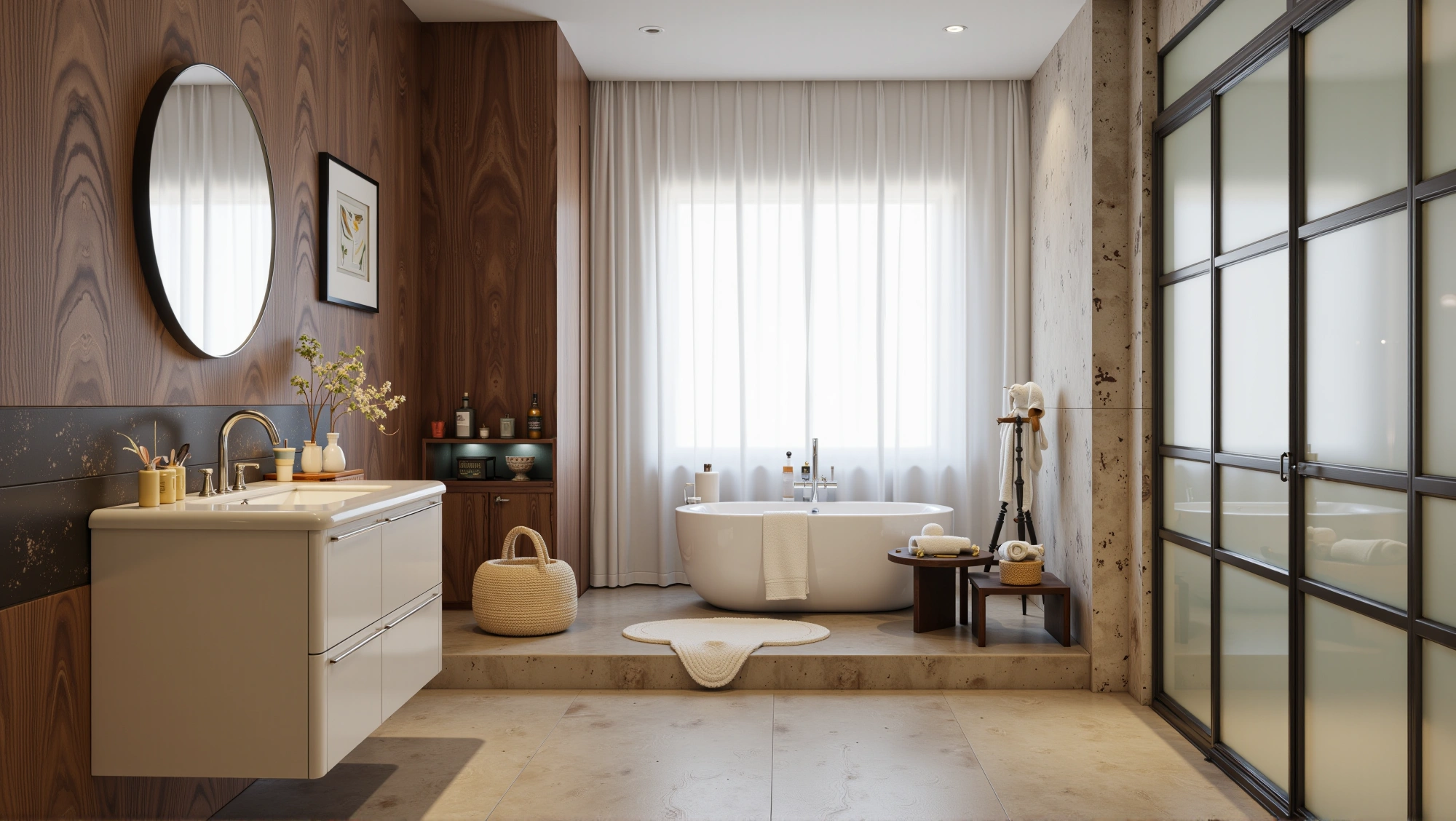 Quiet Realm of Healing-Style Bathroom Bathroom 1