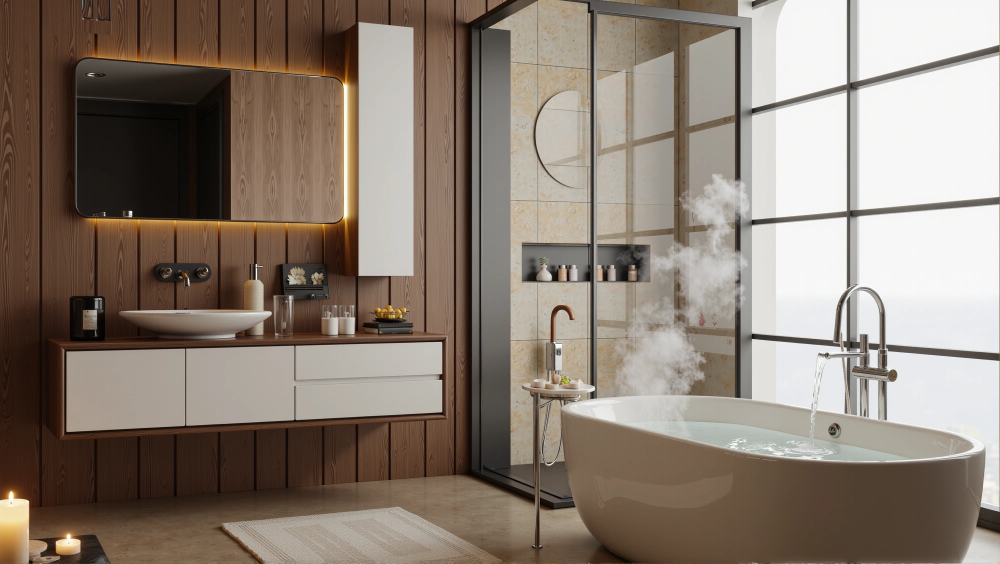 Quiet Realm of Healing-Style Bathroom Bathroom 3