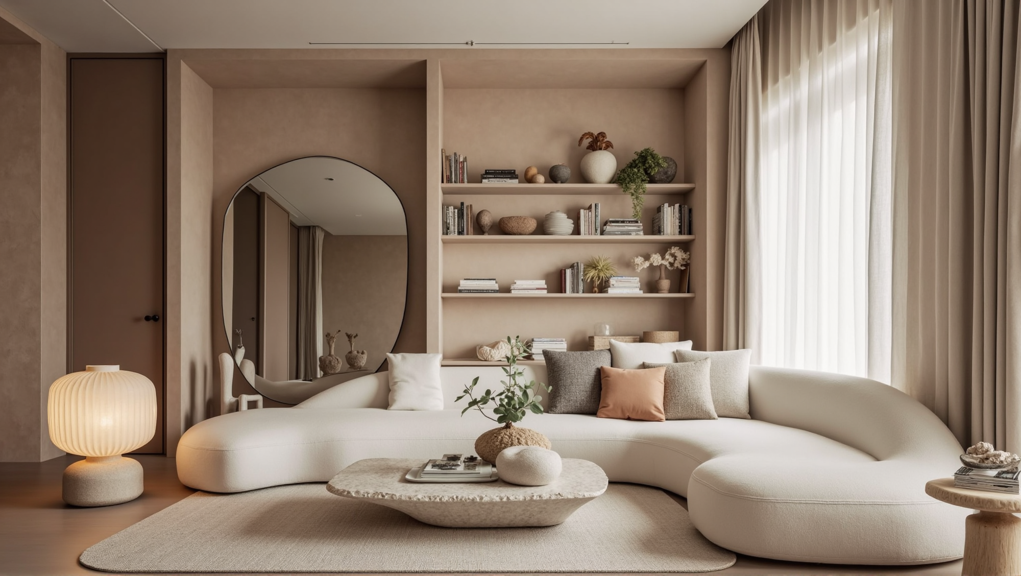 The Relaxed Vibe of Wabi-Sabi Living Room Living room 2