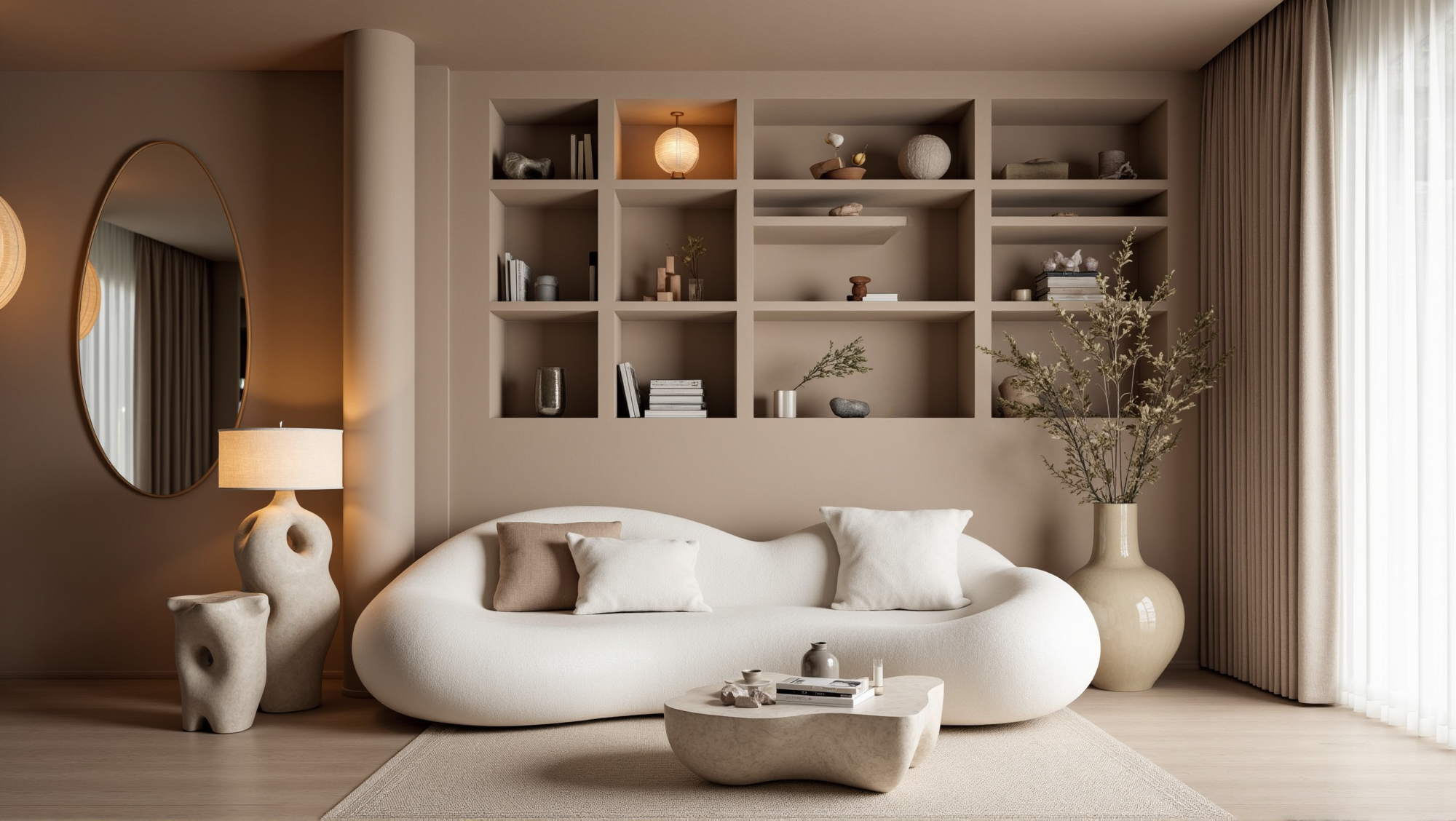 The Relaxed Vibe of Wabi-Sabi Living Room Living room 3