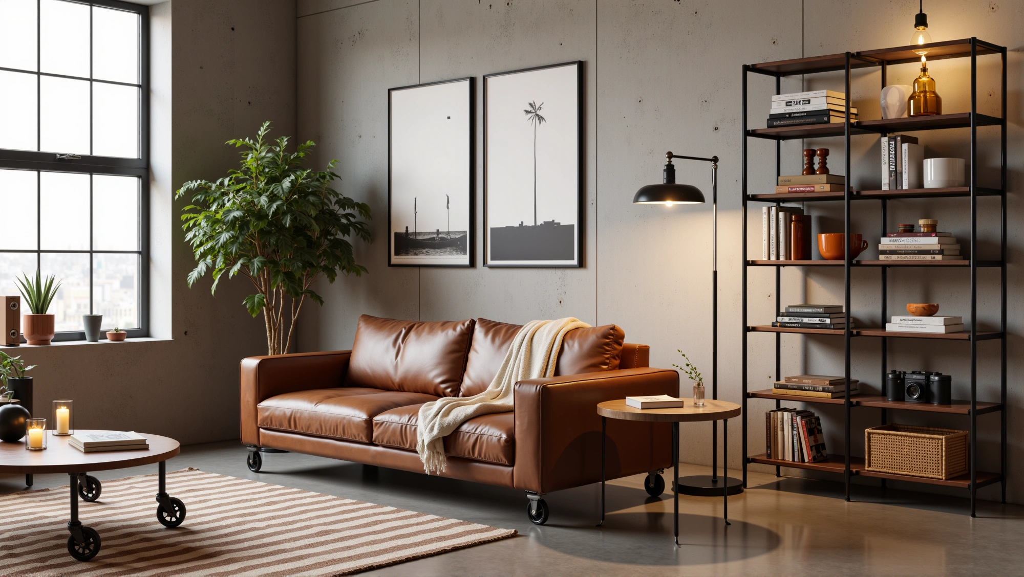 Industrial Relaxed Living Room Living room 4