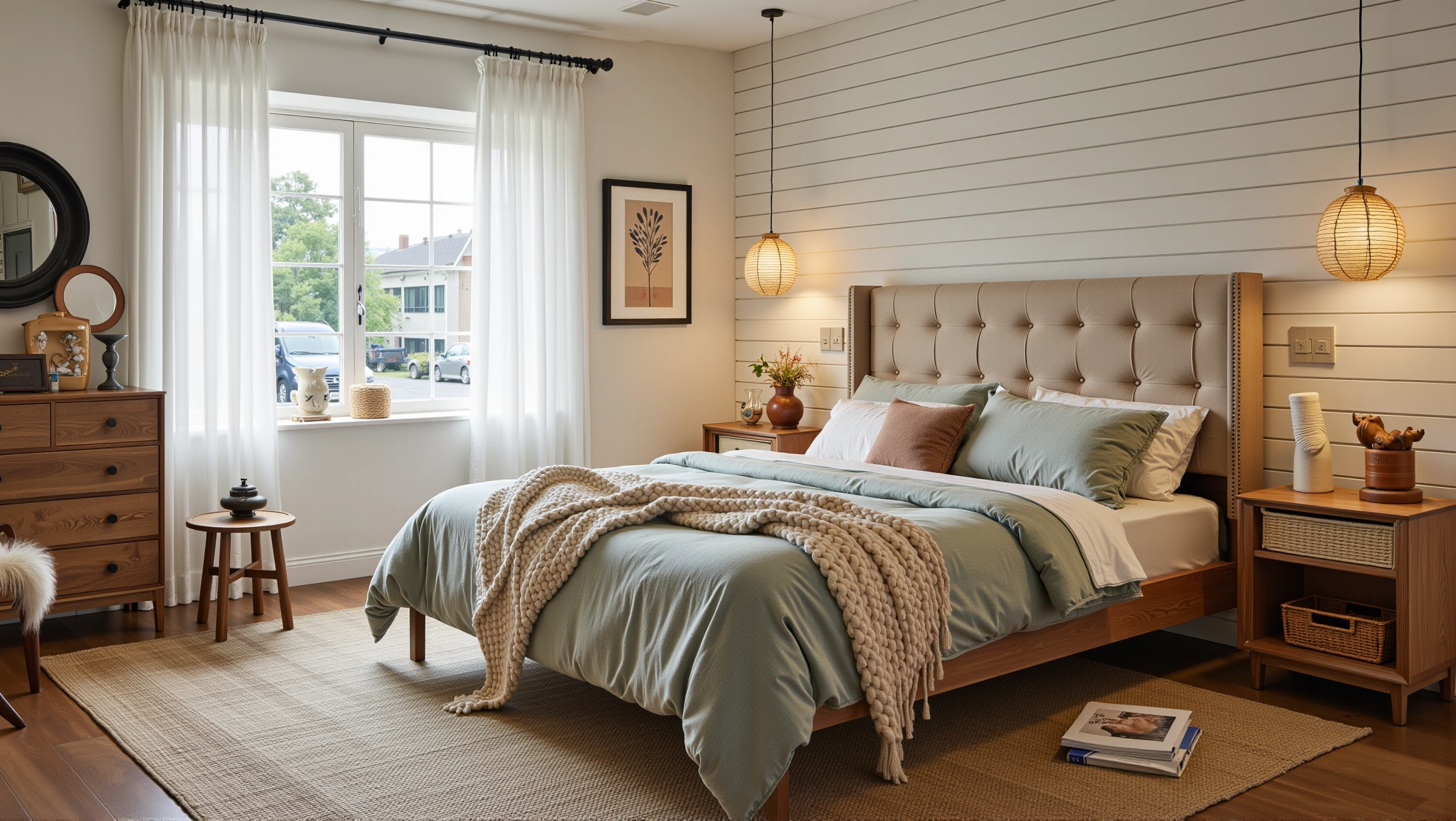 Wood Residence: Narrative of Natural Texture Bedroom 1