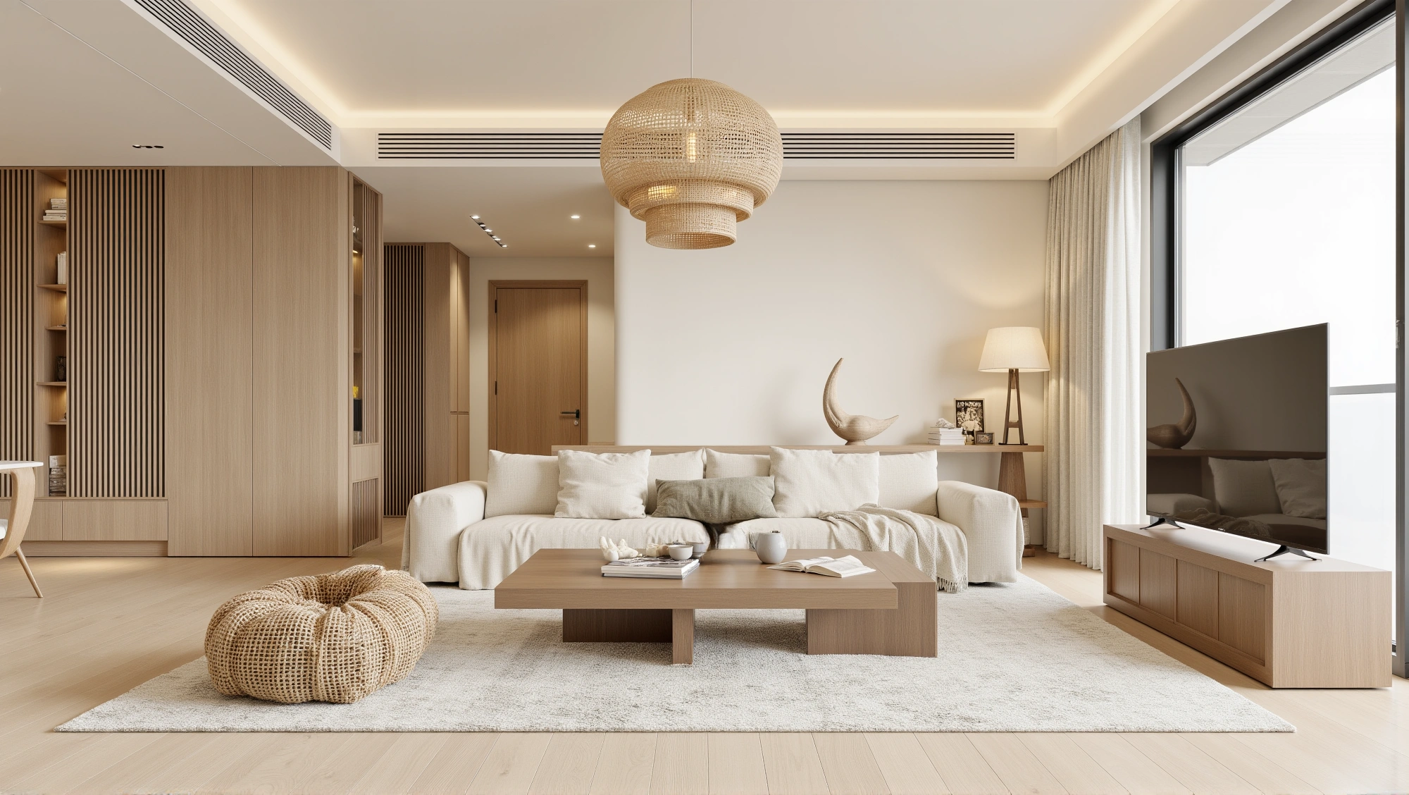 A Relaxed Nook Wrapped in Natural Light Living room 2