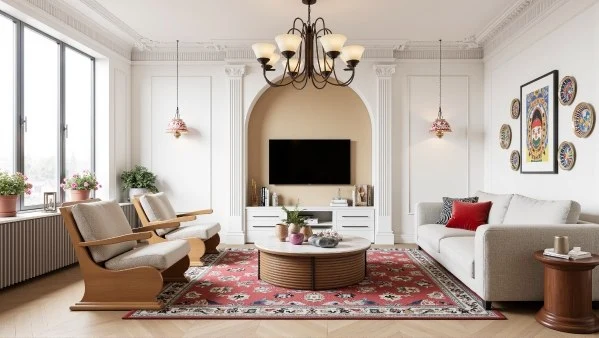 Light Living Room Woven