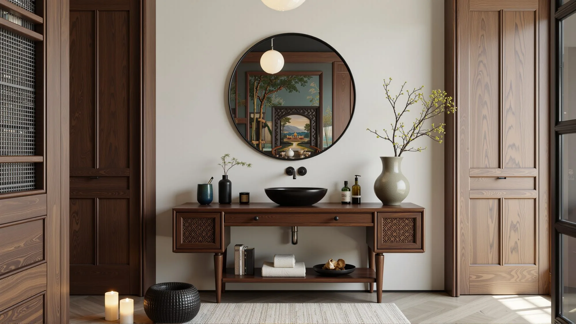 Wooden Charm: A Healing Realm of Elegant Bathroom