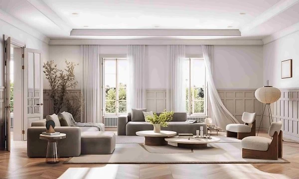 Modern Minimalist Living Room Interior