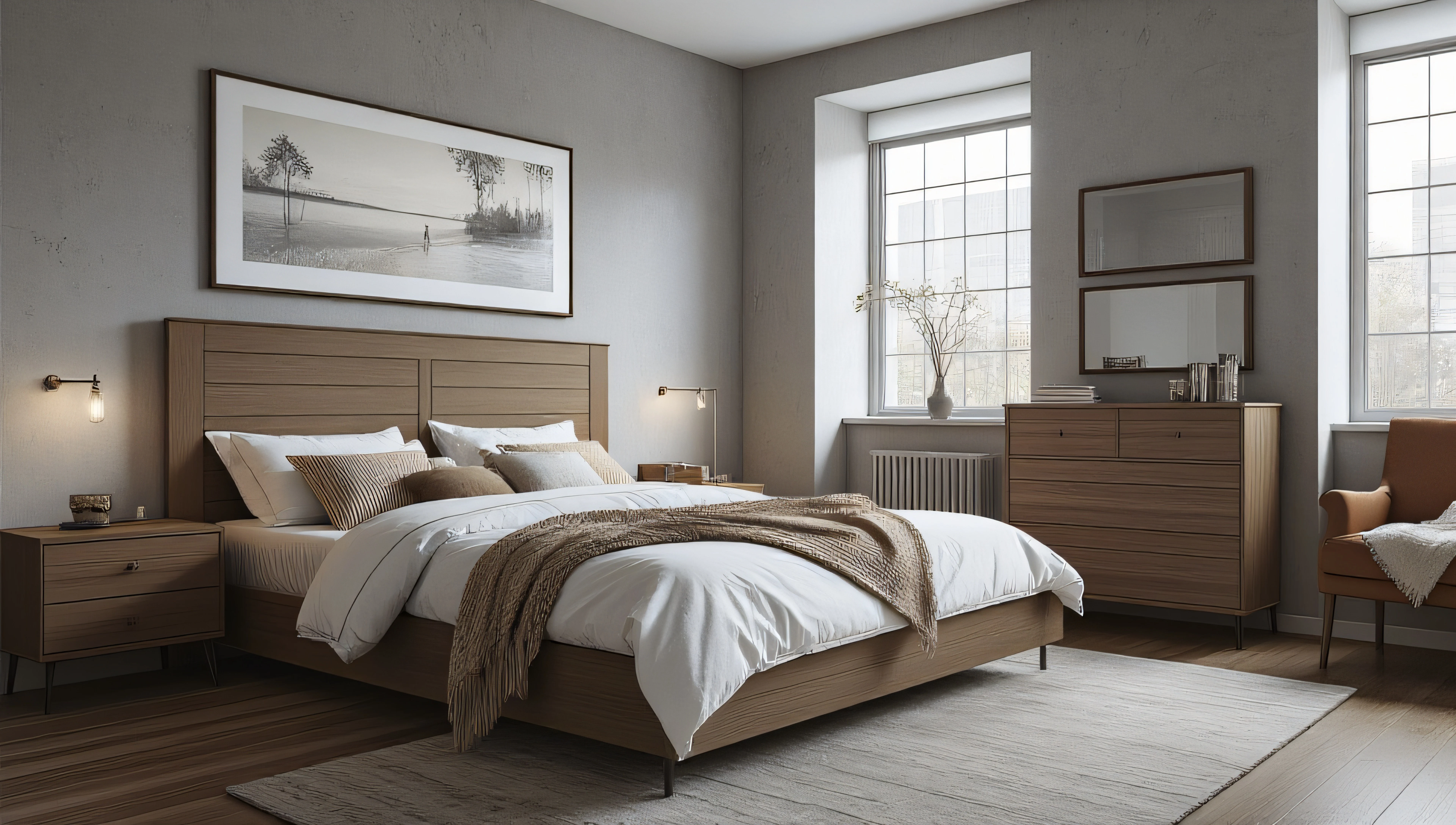 Gentle Narrative of Industrial Style Bedroom 1