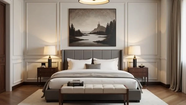 Elegant Bedroom in Gentle Light and Grace bedroom