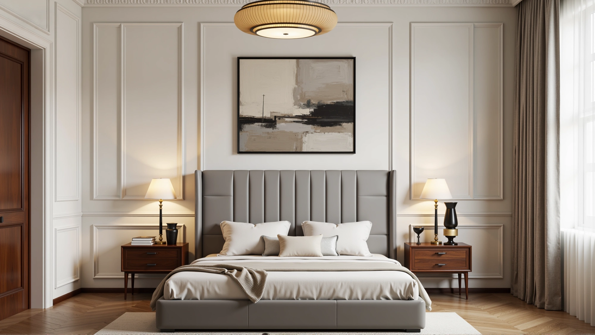 Elegant Bedroom in Gentle Light and Grace Bedroom 2