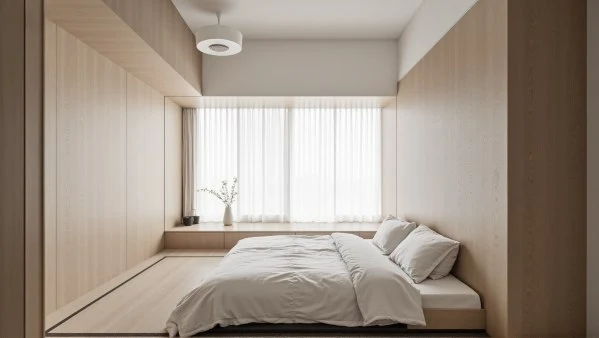 Wood-Vibe Zen Home: A Wabi-Sabi Bedroom interior design idea