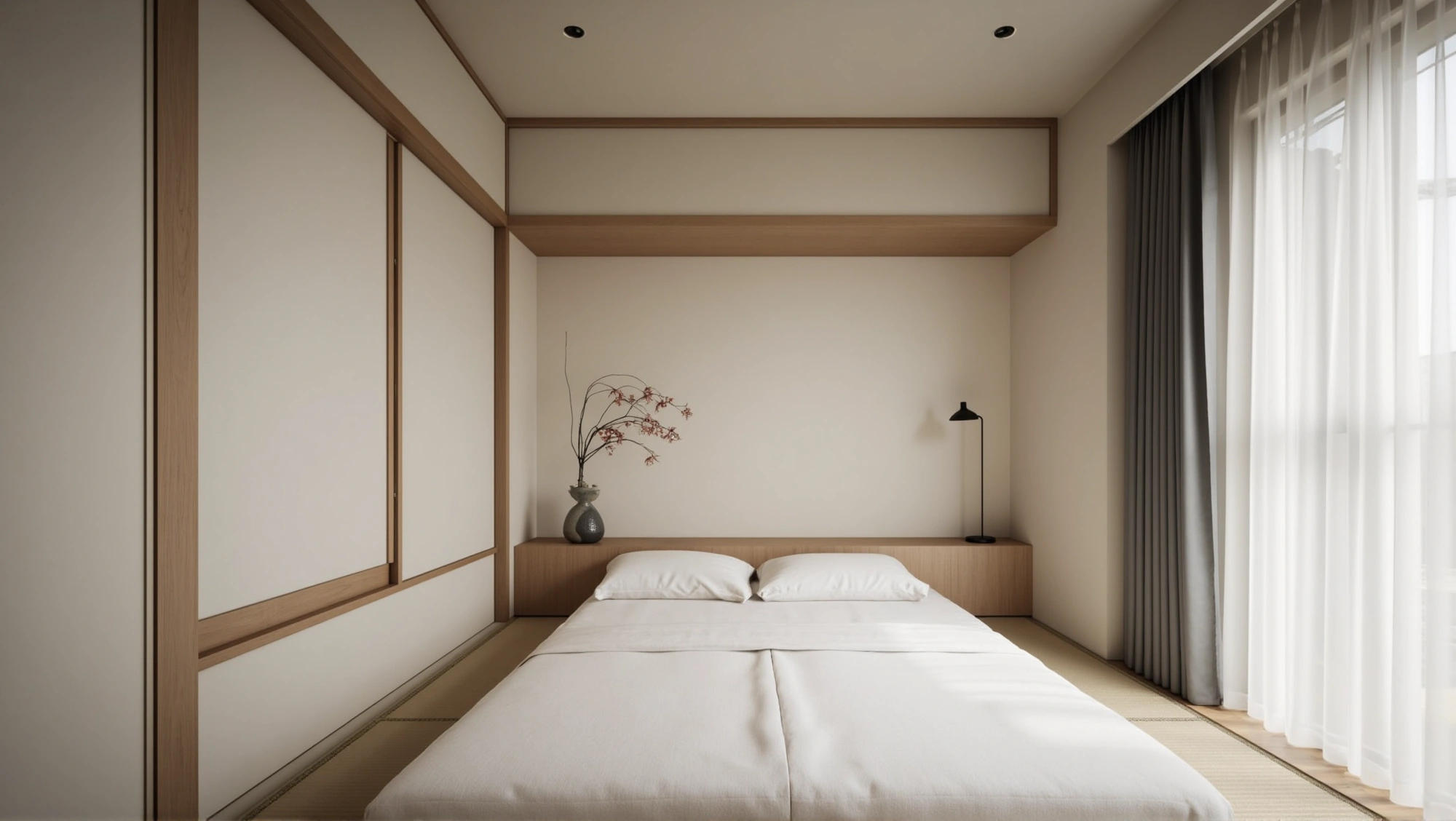 Wood-Vibe Zen Home: A Wabi-Sabi Bedroom Bedroom 3