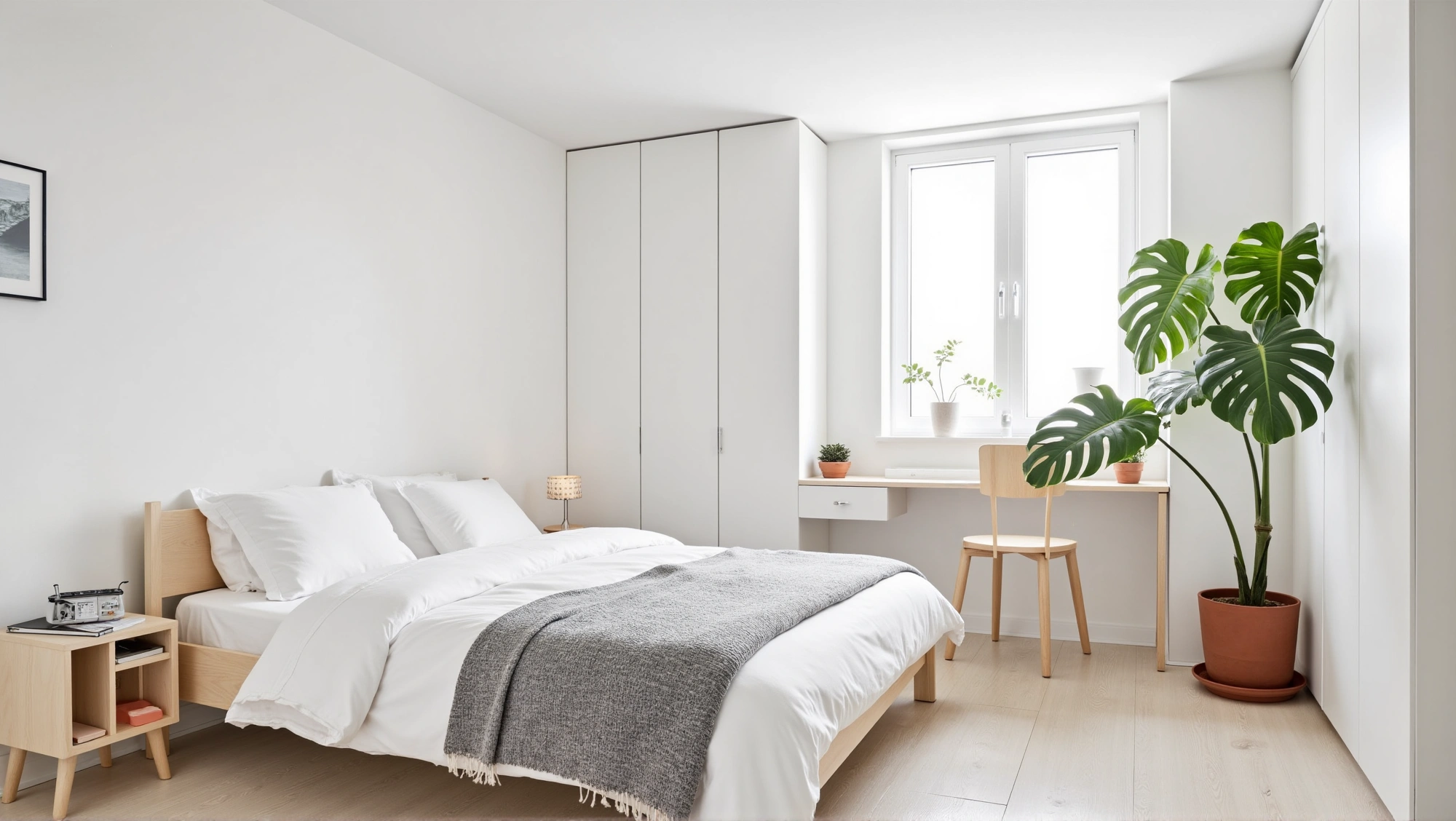 Light Wood White Bedroom Bedroom 3