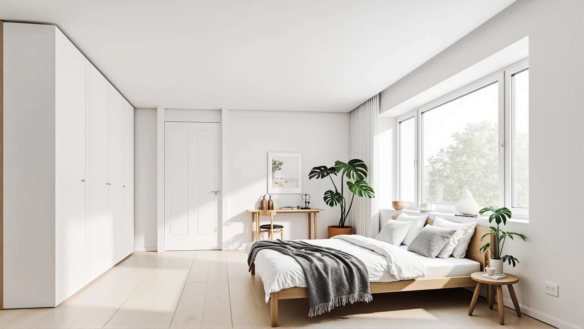 Light Wood White Bedroom Bedroom 4