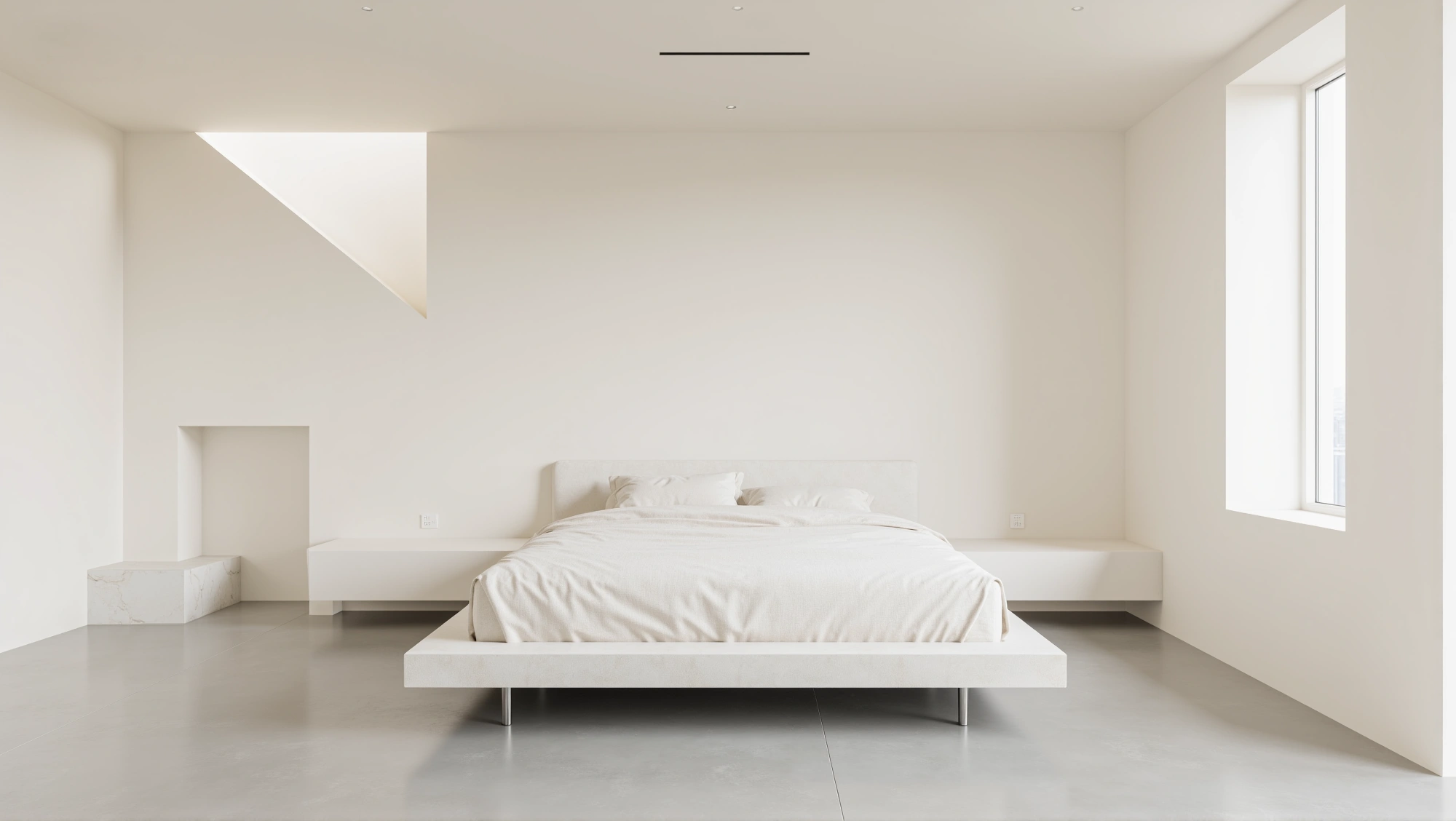 The Relaxed Bedroom Hidden in Minimalism Bedroom 1