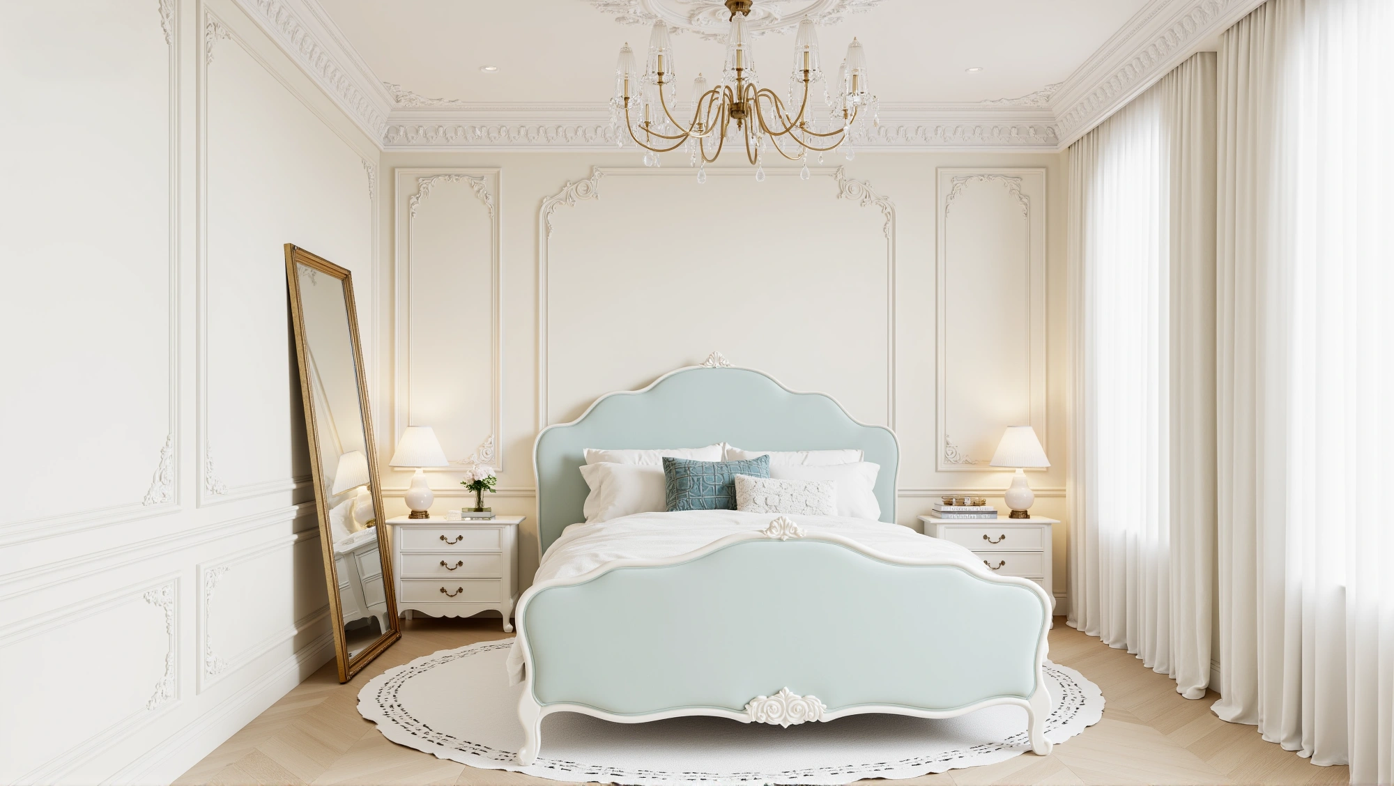 Soft Blue French Style  Sweet Kids Bedroom Kids bedroom 2