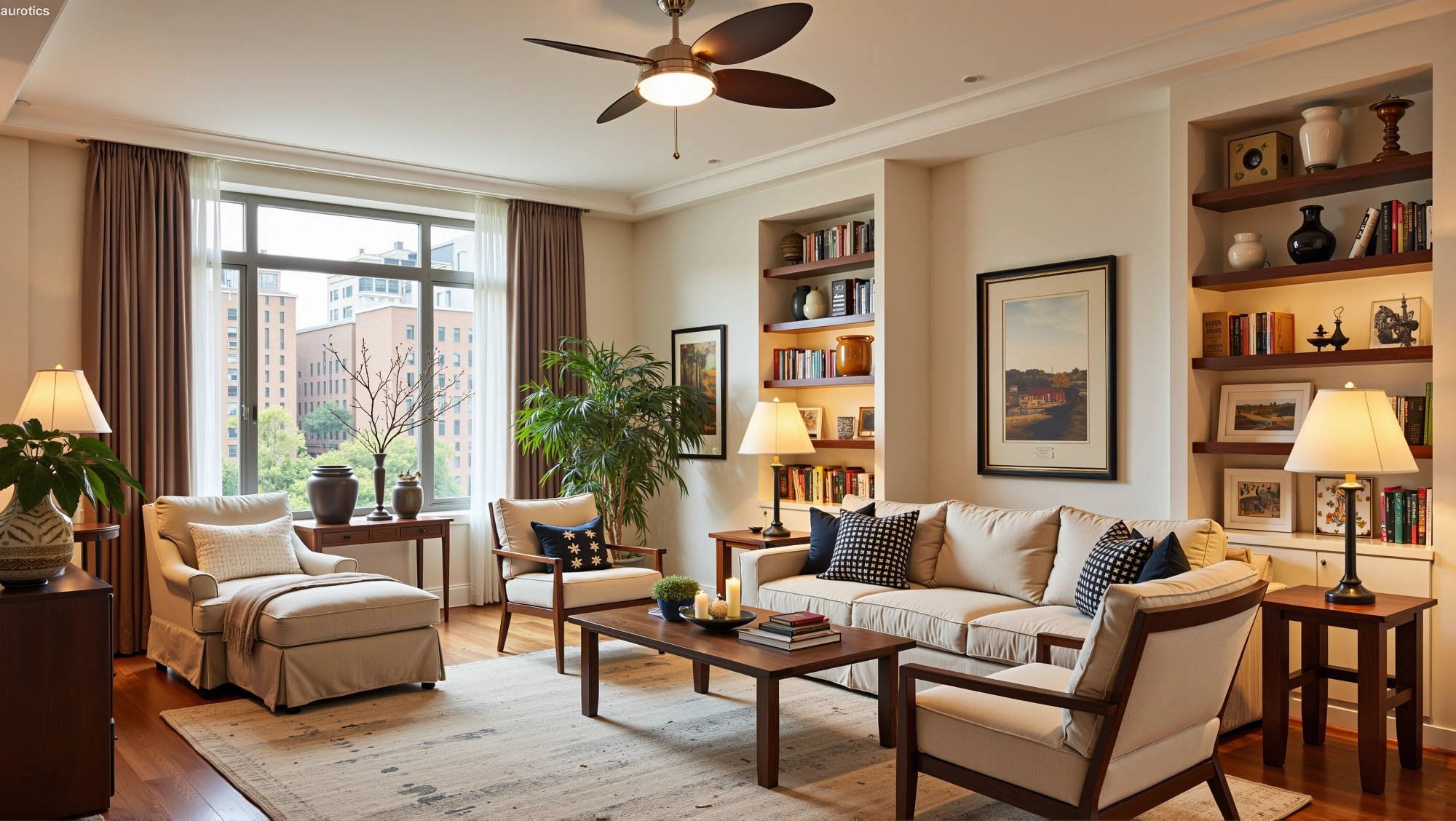 Rhythm of Classic American-Style Living Room Living room 2