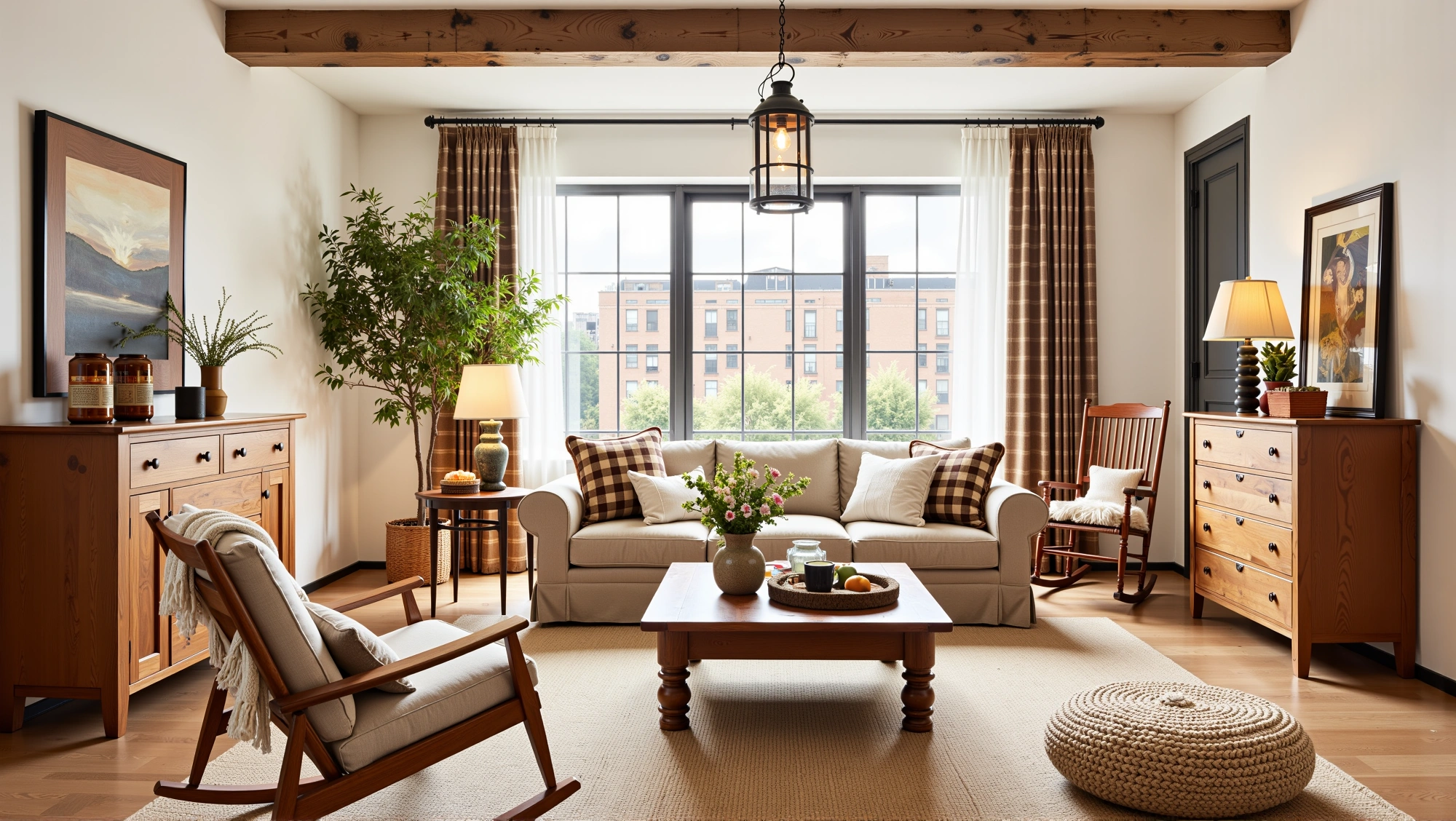 Whispers of American Country-Style Living Room Living room 5