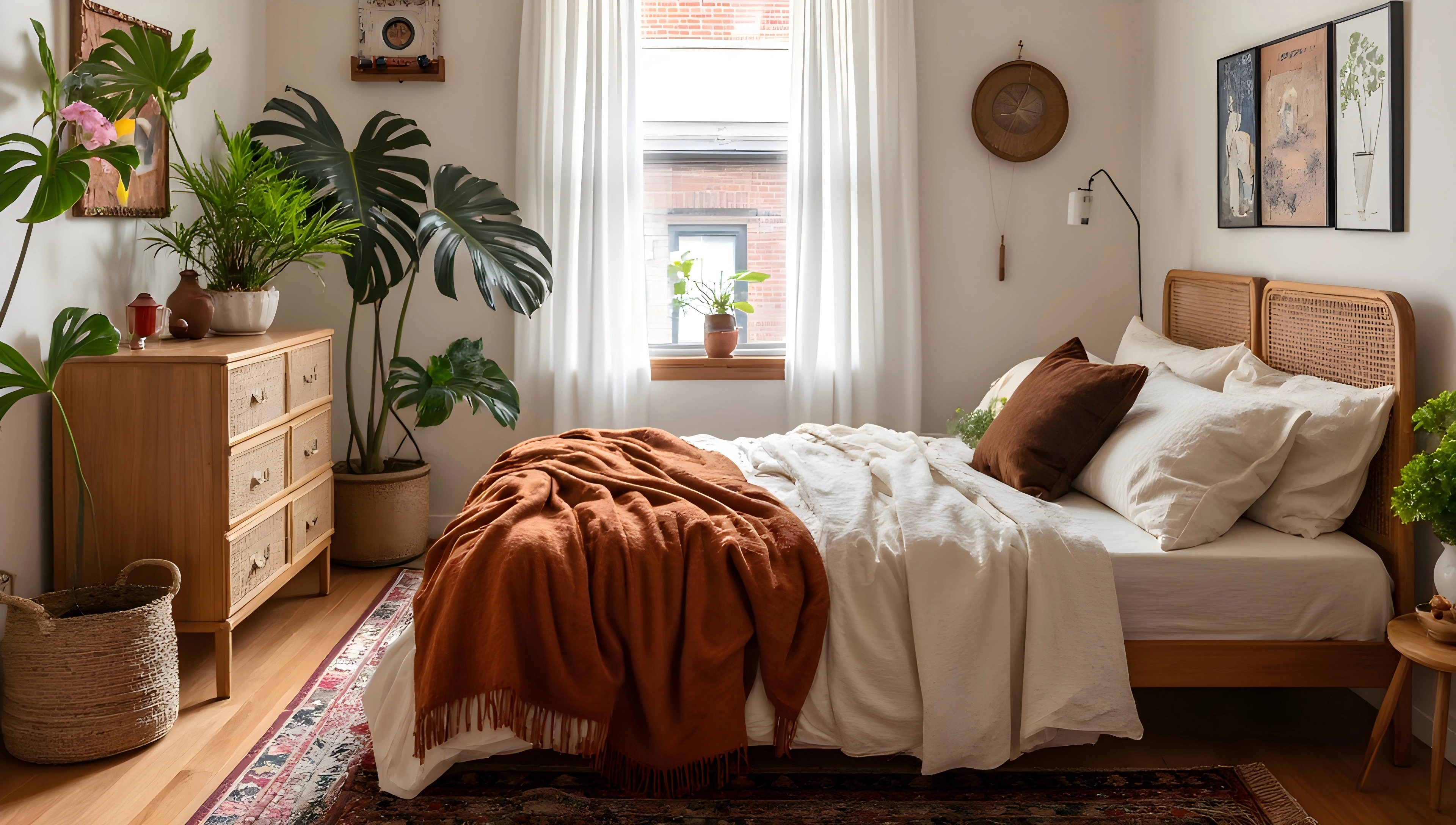 Poetic Chapter of Forest-Style and Retro Bedroom Bedroom 2