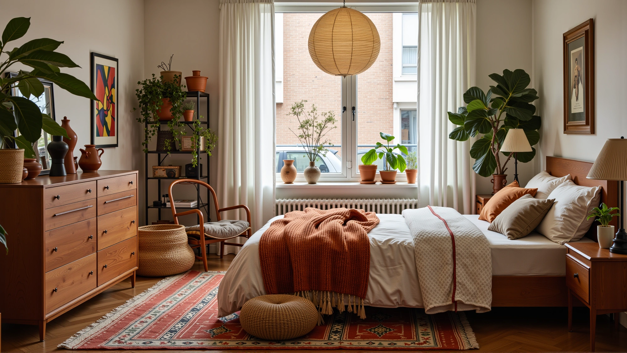 Poetic Chapter of Forest-Style and Retro Bedroom Bedroom 4