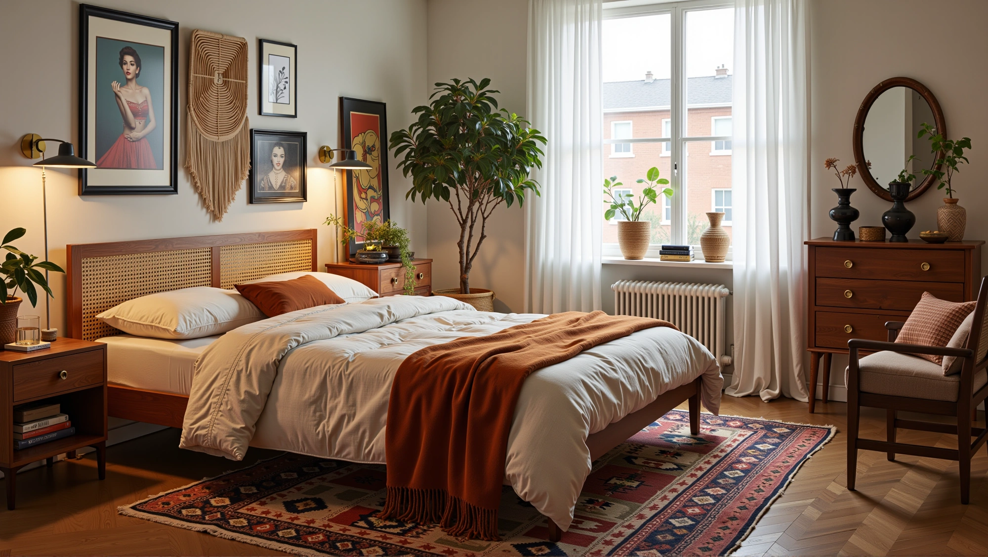 Poetic Chapter of Forest-Style and Retro Bedroom Bedroom 5