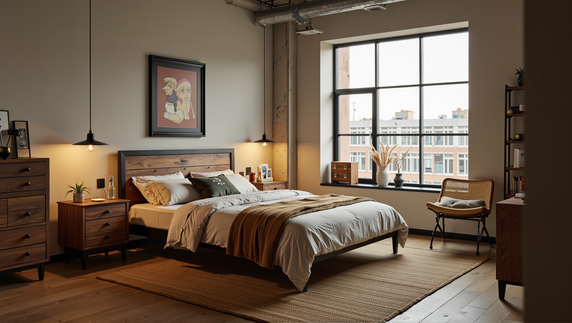 Industrial Bedrooms: Ruggedness and Warmth Bedroom 2
