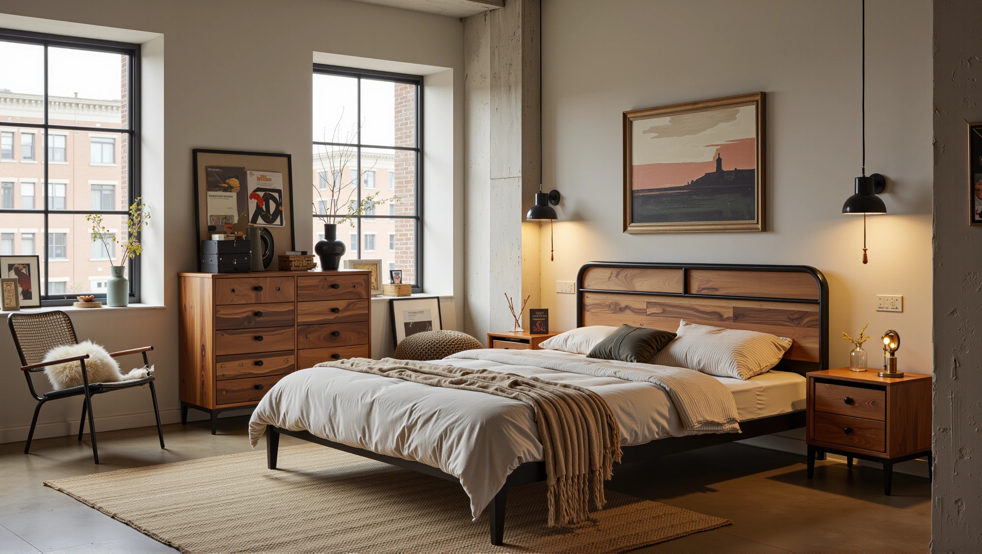 Industrial Bedrooms: Ruggedness and Warmth Bedroom 3