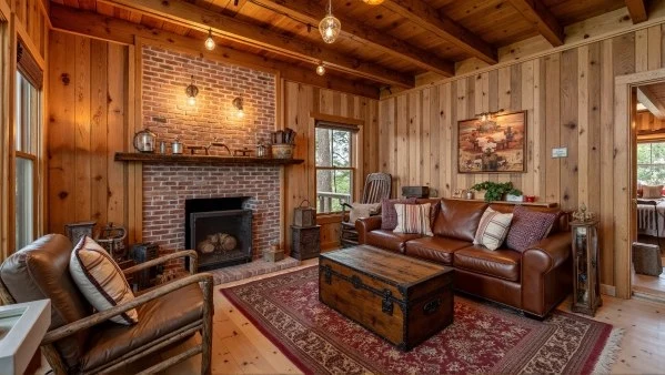 Vintage Country Style Living Room