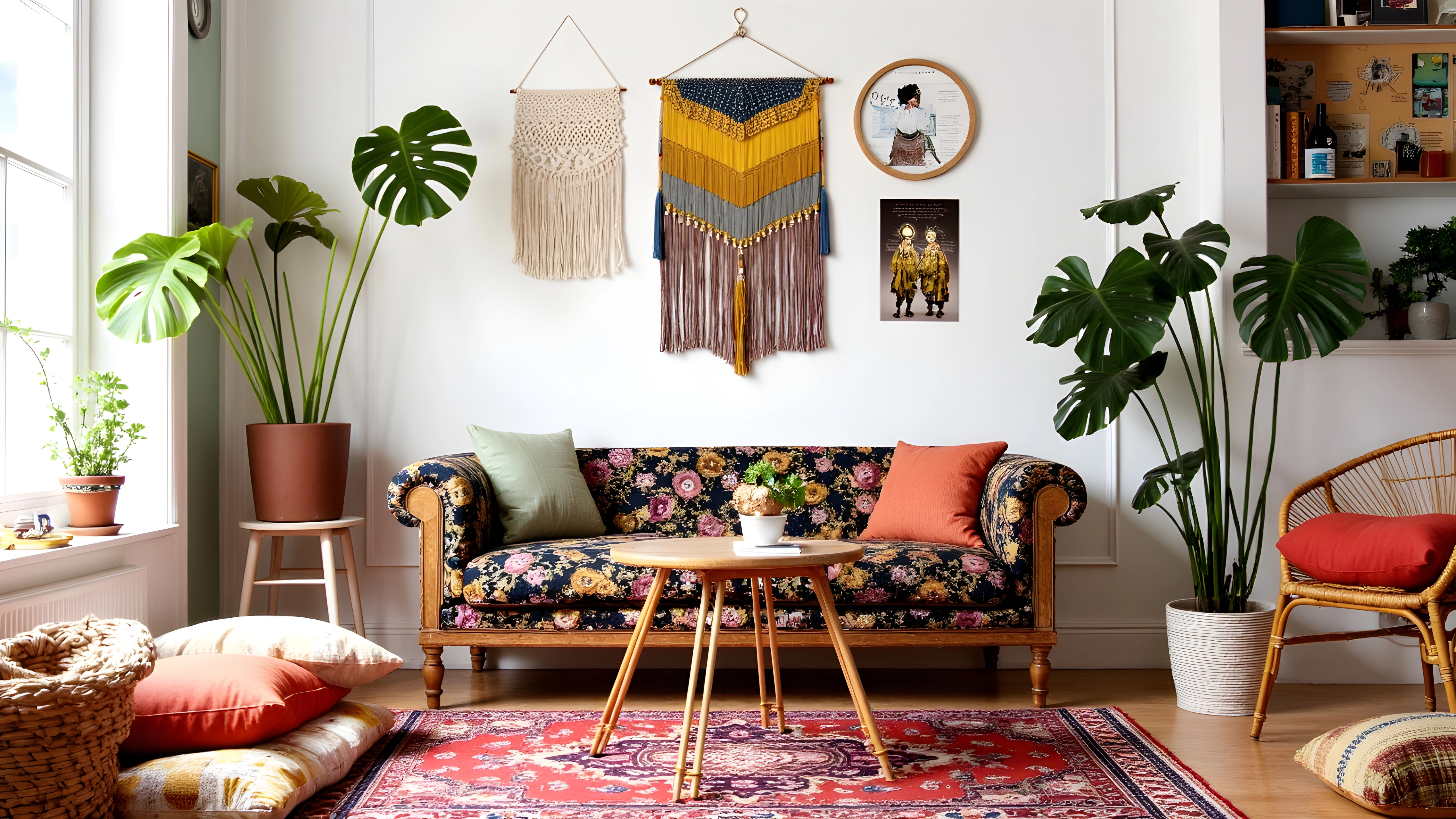 Bohemian Retro Artistic Living Space Living room 2